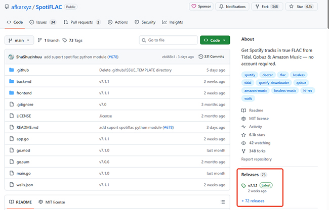check spotiflac releases github
