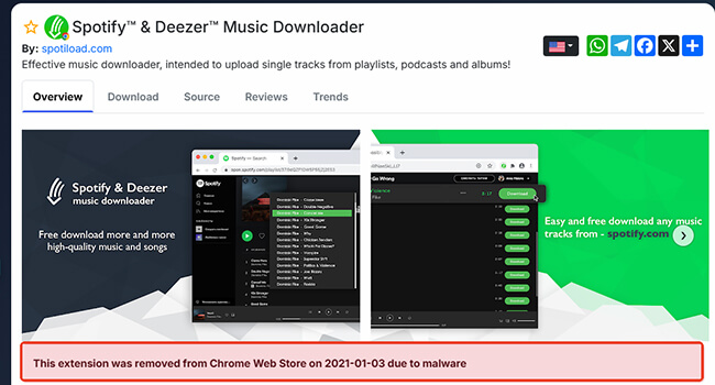 spotify deezer music downloader was removed