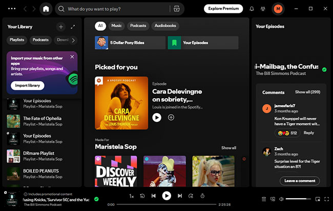 spotify desktop app