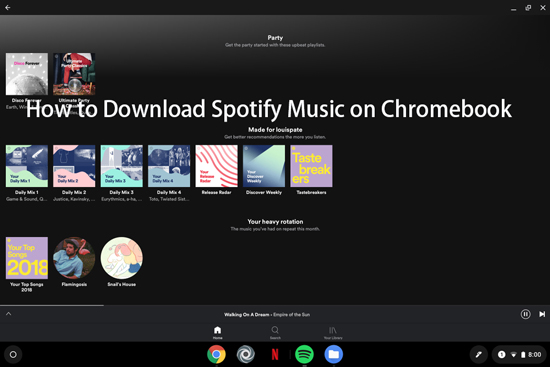 get spotify for chromebook
