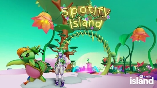 listen to spotify while playing spotify island on roblox