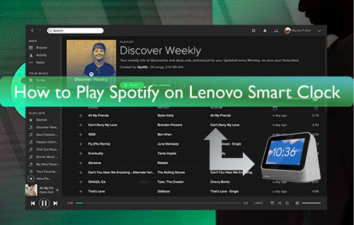 spotify lenovo smart clock