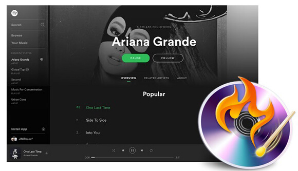 burn a cd from spotify