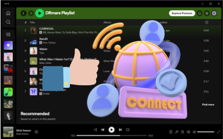 spotify network connection