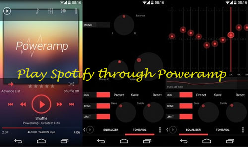 spotify on poweramp