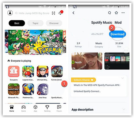 spotify premium apk on tutuapp android