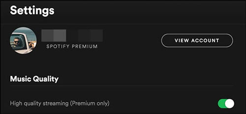 spotify quality setting desktop