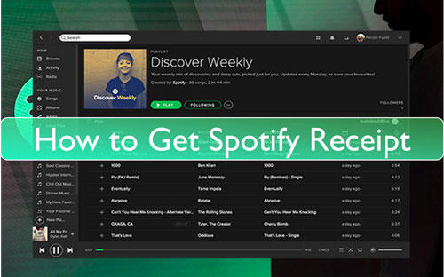 spotify receipt