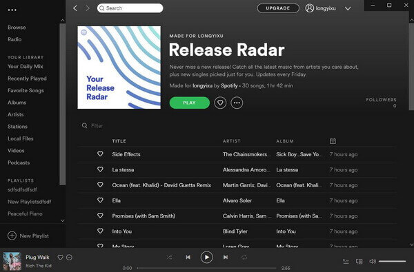 spotify released radar