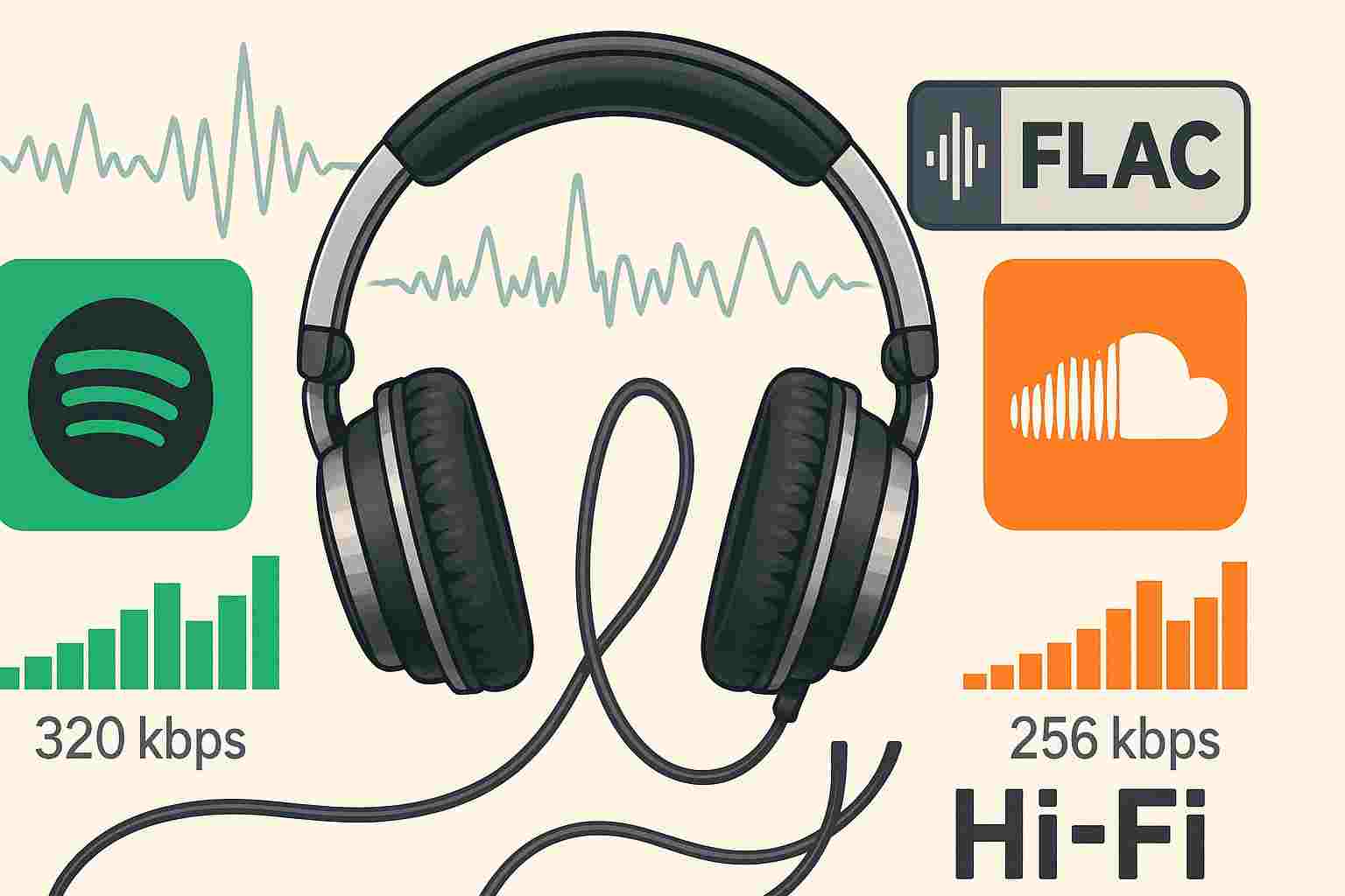 spotify vs soundcloud audio quality