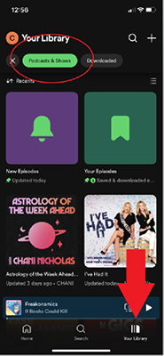 download spotify new podcasts