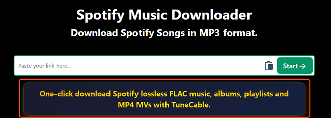 spotmate flac downloader banner