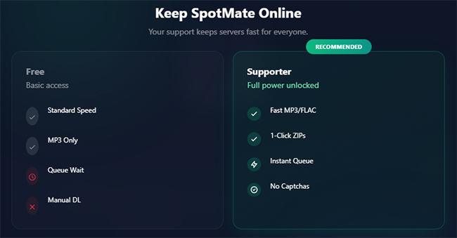 spotmate free vs premium