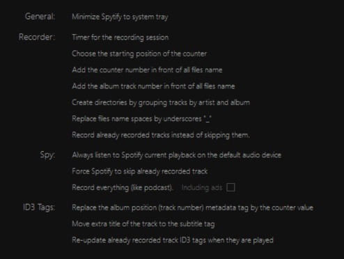 spytify to record spotify music for free