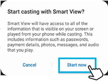 cast apple music to samsung tv by smart view