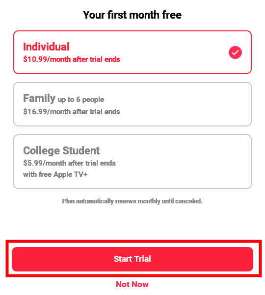 get free apple music on itunes