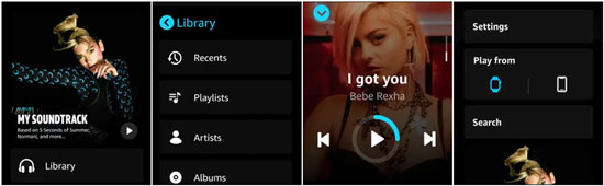 stream amazon music on apple watch