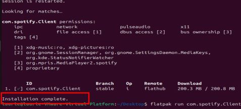 download and install spotify on linux with flatpak