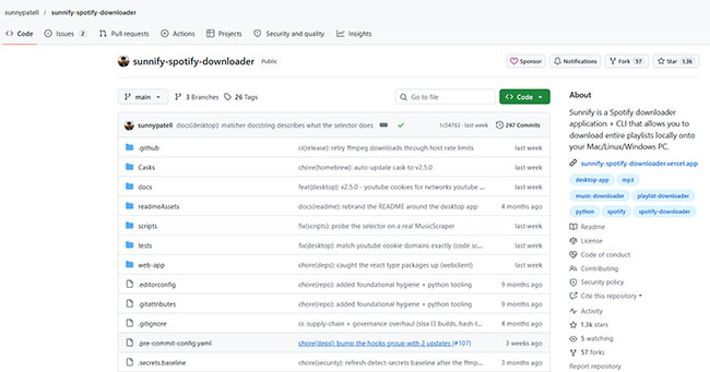 sunnify spotify downloader github