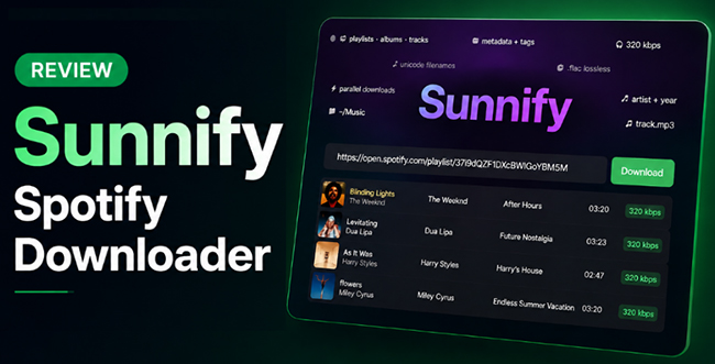 sunnify spotify downloader review