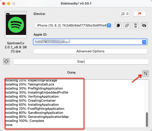 system log viewer of sideloadly