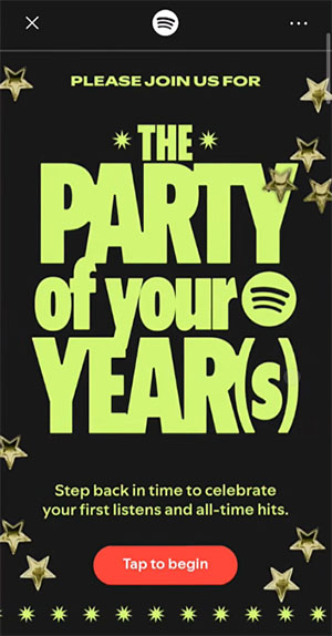 tap to begin spotify 20