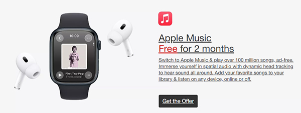 target free apple music