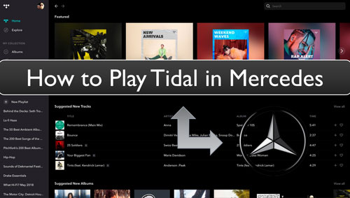 play tidal on mercedes bens