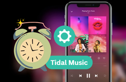 set tidal music as alarm