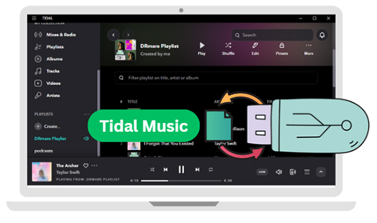 download tidal music to usb