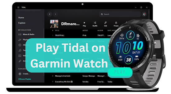 tidal on garmin watch
