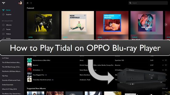 tidal on oppo