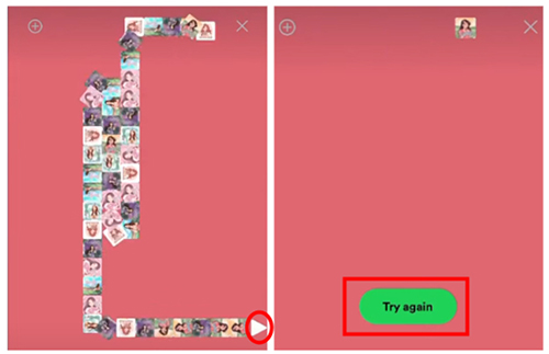 try again spotify snake game