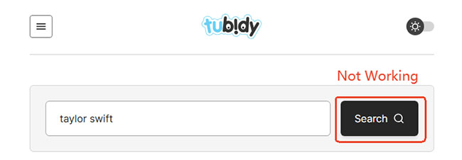 tubidy not working