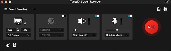 tuneskit screen recorder with apple music