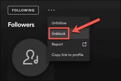 unblock on spotify