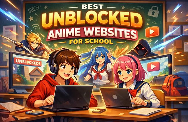 unblocked anime websites for school