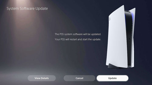 update system to fix apple music not working on ps5