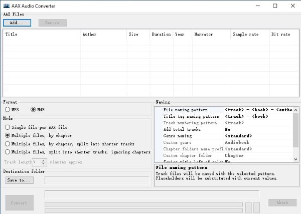 remove audible drm free via aax audio converter