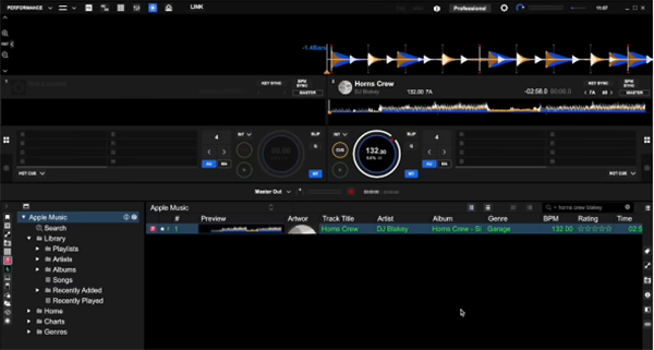 rekordbox apple music dj software