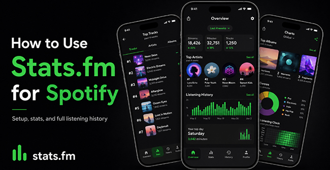 use stats fm for spotify