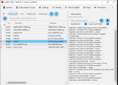 v2rayn block spotify