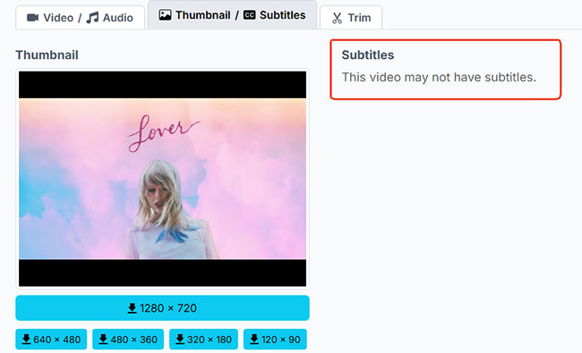 vd6s subtitle not available