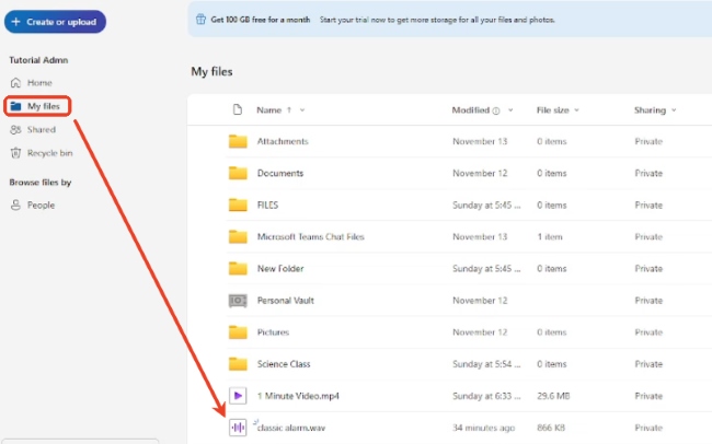 view apple music uploads on onedrive
