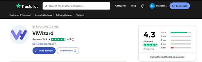 viwizard reviews on trustpilot
