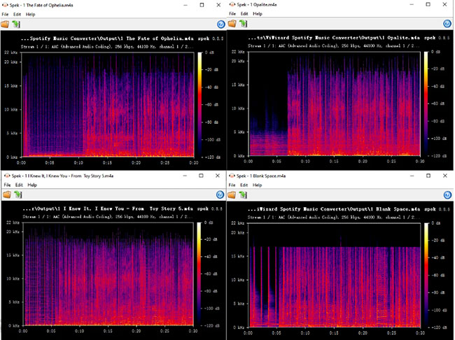 viwizard spotify music converter audio quality spek