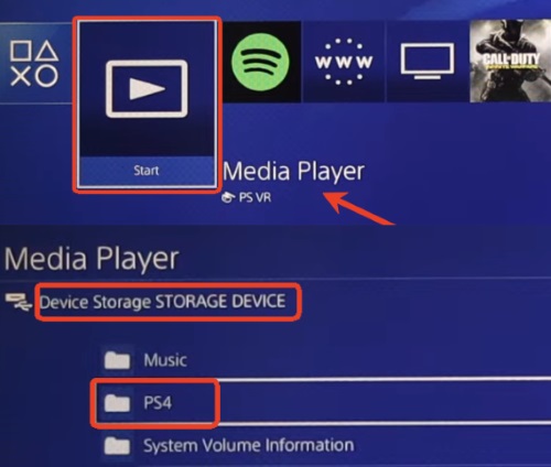 watch apple tv on ps4 via usb