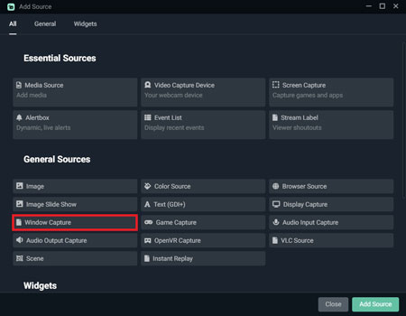 window capture streamlabs