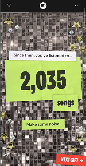 your total unique songs spotify 20