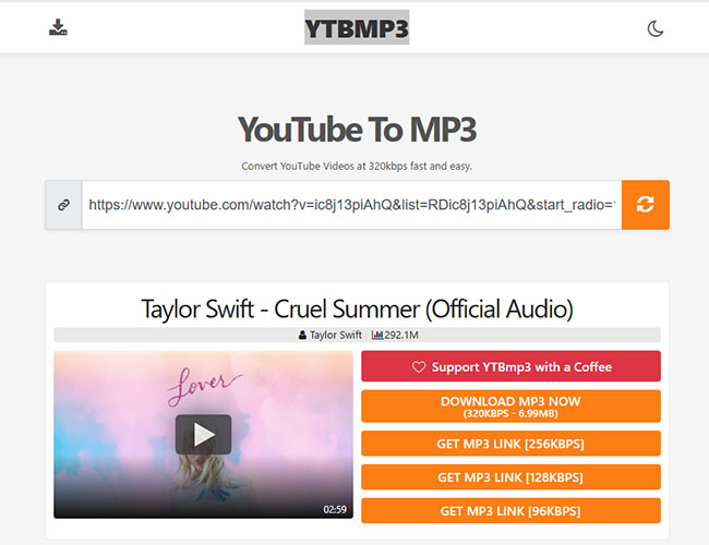 ytbmp3 youtube to mp3 download